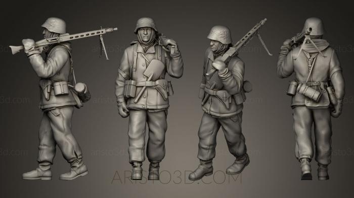 Military figurines (STKW_0057) 3D model for CNC machine